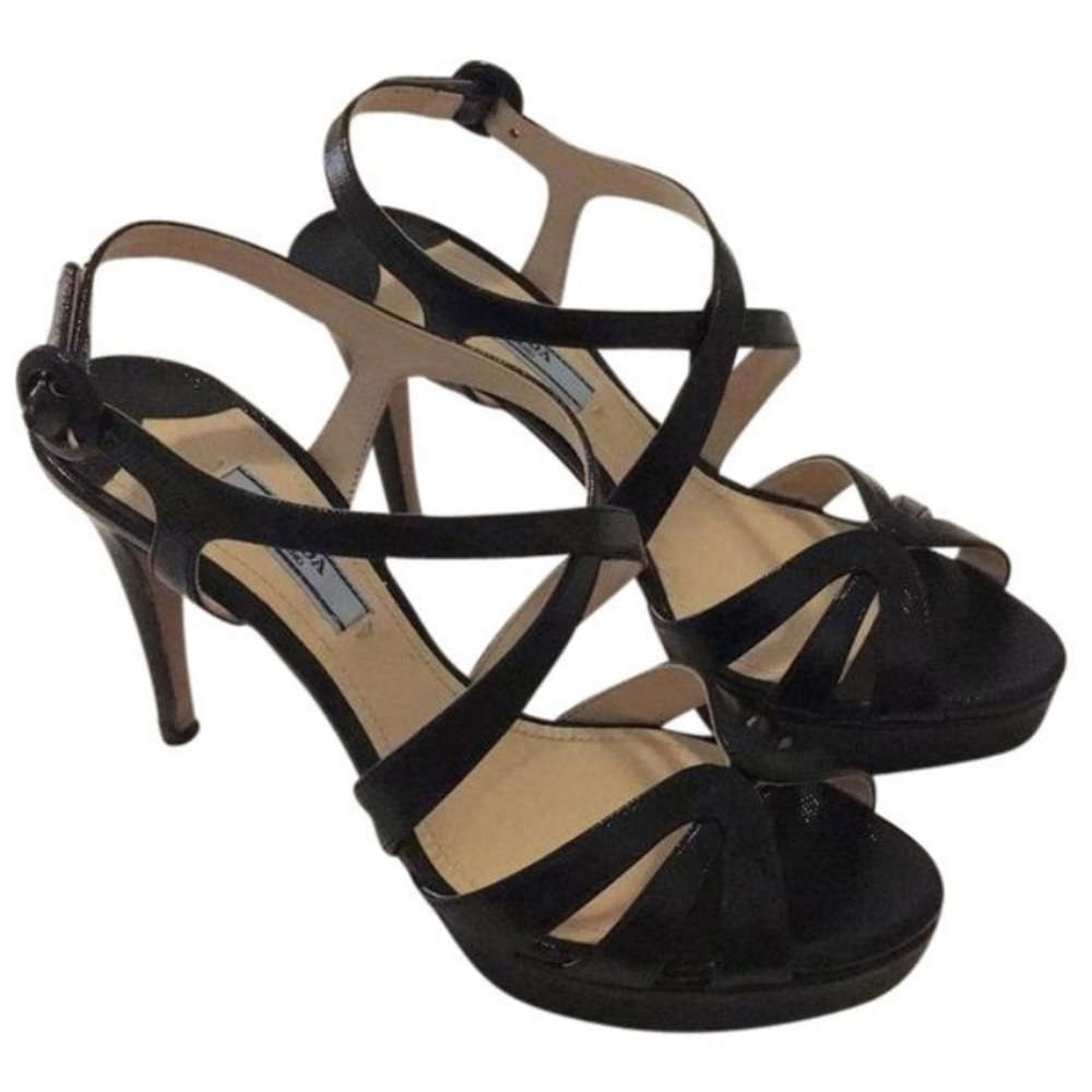 Prada - Black Platform Heels size 37
